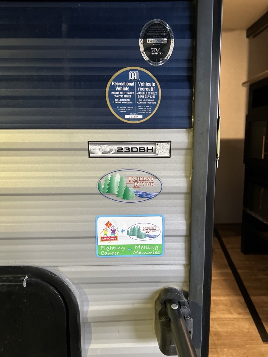 2022 Forest River Grey Wolf Travel Trailer 23DBH - Image 30