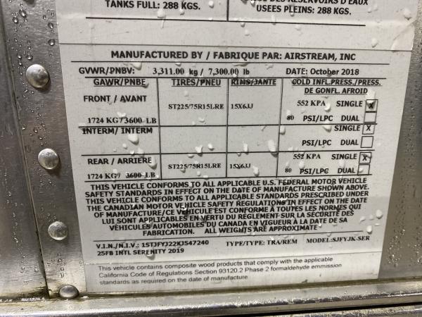 2019 Airstream International Serenity 25 FB Travel Trailer - Image 37