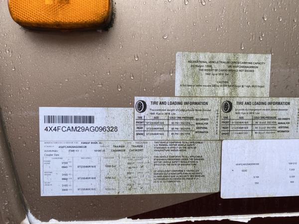 2010 Forest River Cardinal 3625RT Travel Trailer - Image 30