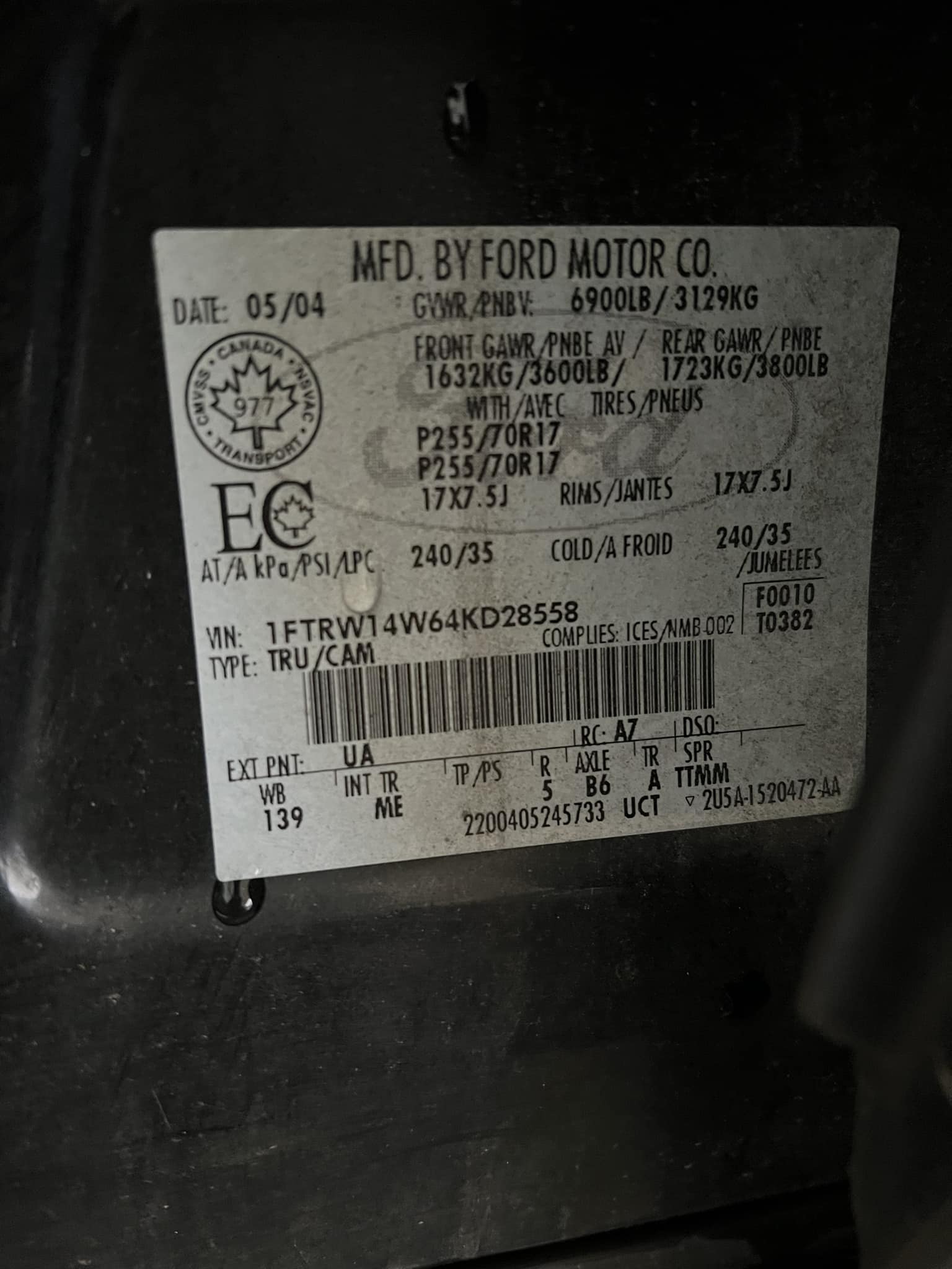 2004 Ford F-150 XLT SuperCrew 4WD 4.6L V8 - Image 23