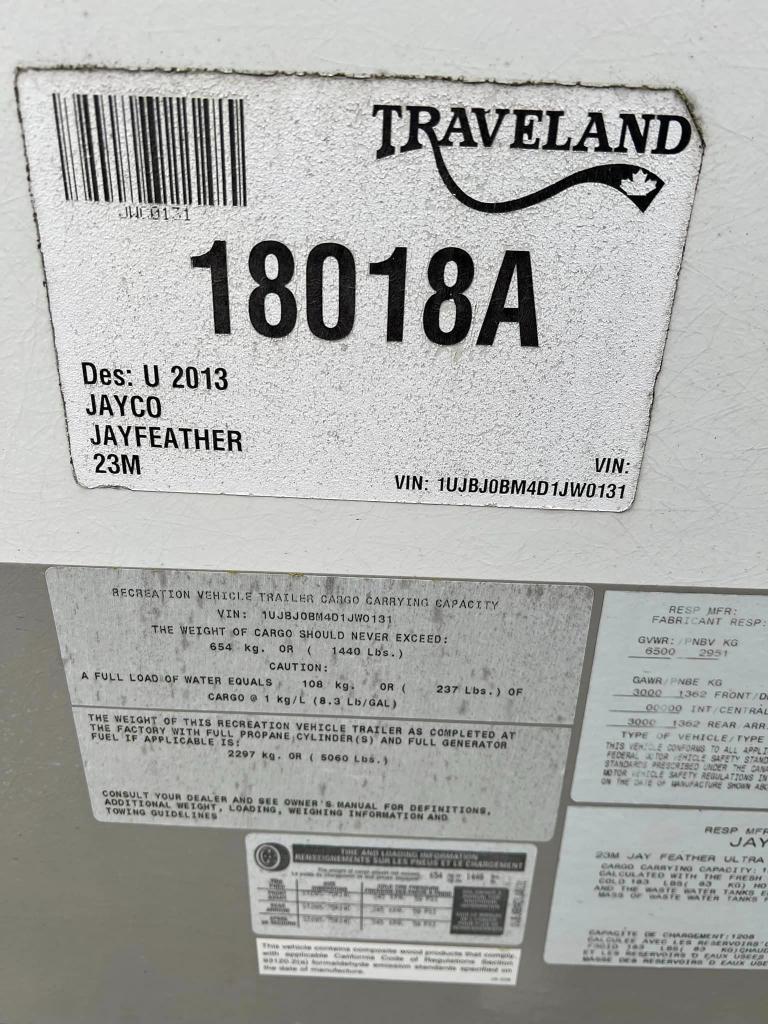 2013 Jayco Jayfeather Ultra Lite 23M Travel Trailer - Image 16