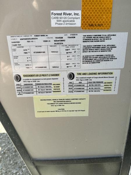 2016 Forest River Sandpiper 389RD - Image 24