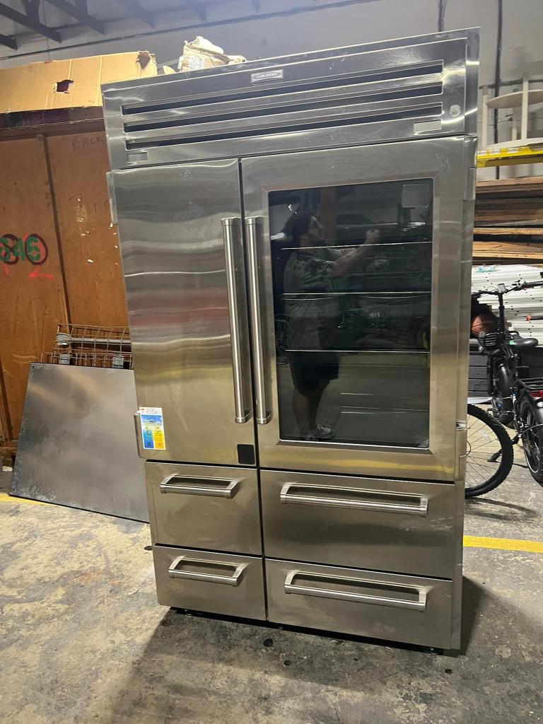 Sub-Zero 48" Fridge w/ Glass Door - Image 3