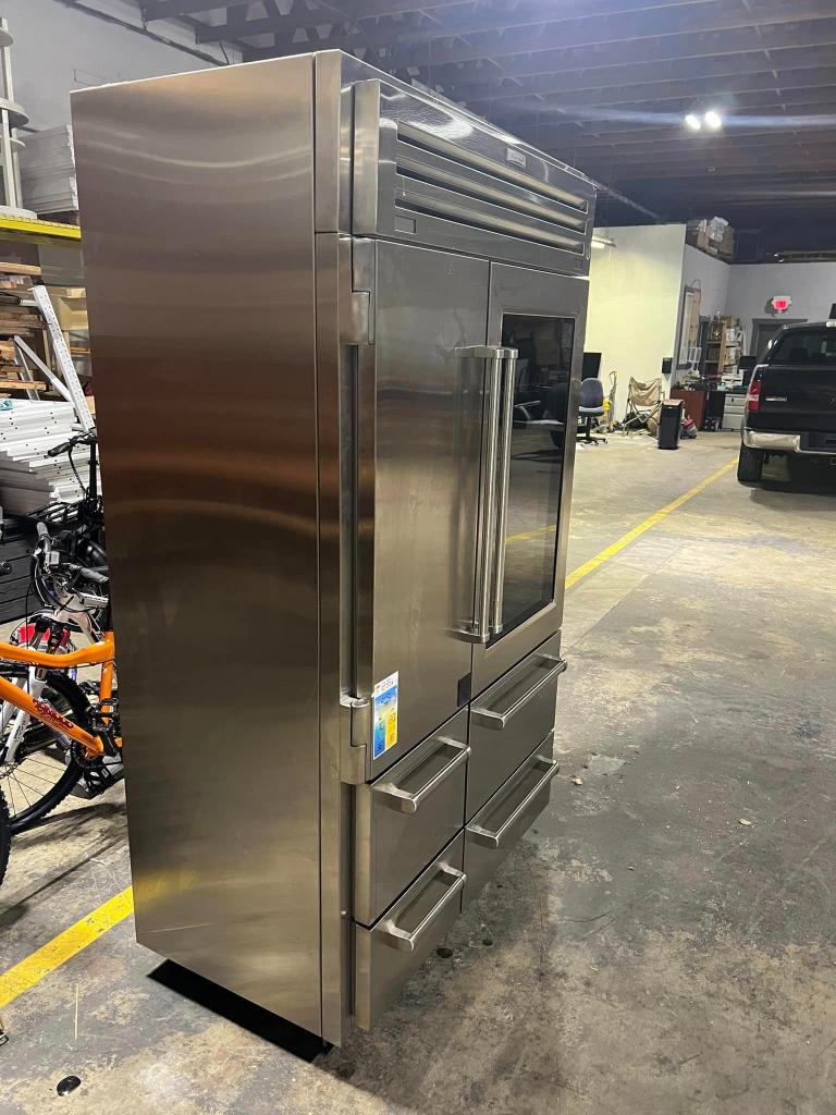 Sub-Zero 48" Fridge w/ Glass Door - Image 4