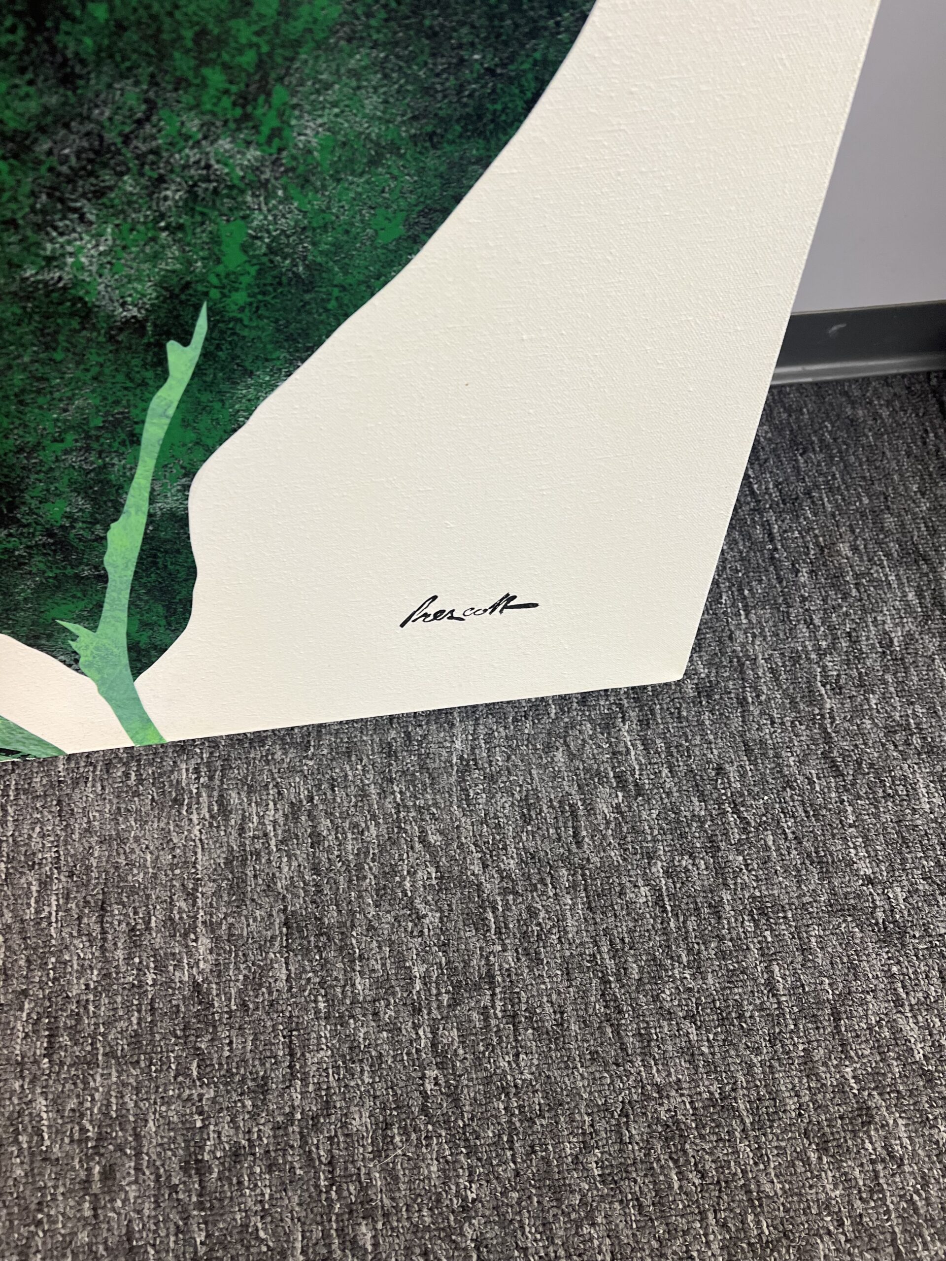 Ken Prescott Canna Painting - Image 2