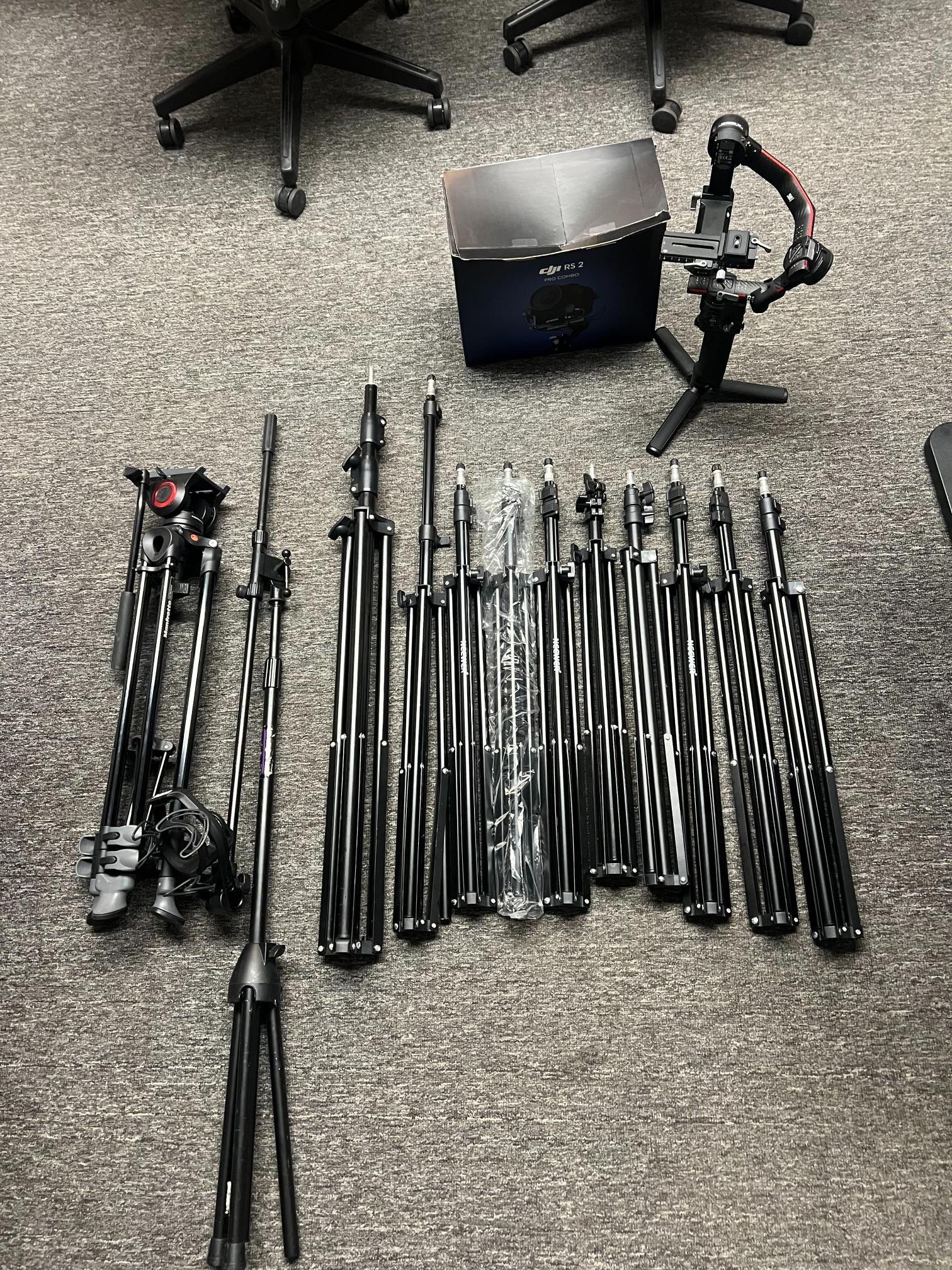 DJI RS 2 Pro Combo and Tripods