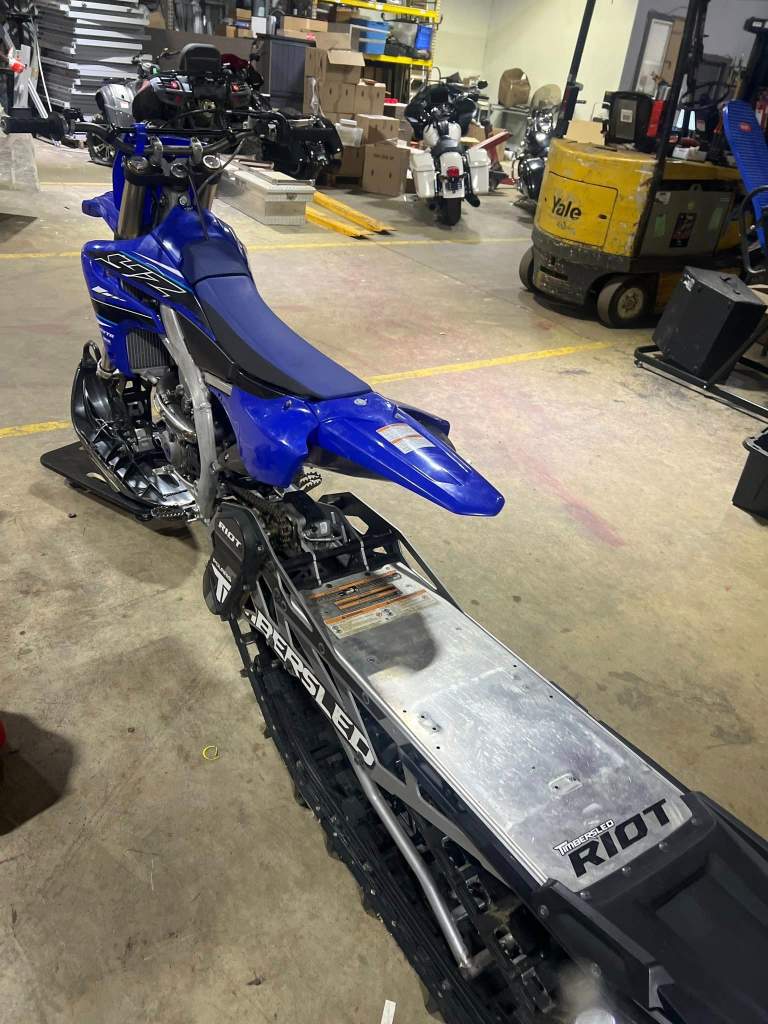 2021 Yamaha Timbersled YZ450F Snowbike - Image 7