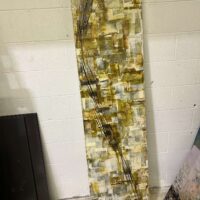 Brown Blocks Painting - Image 2