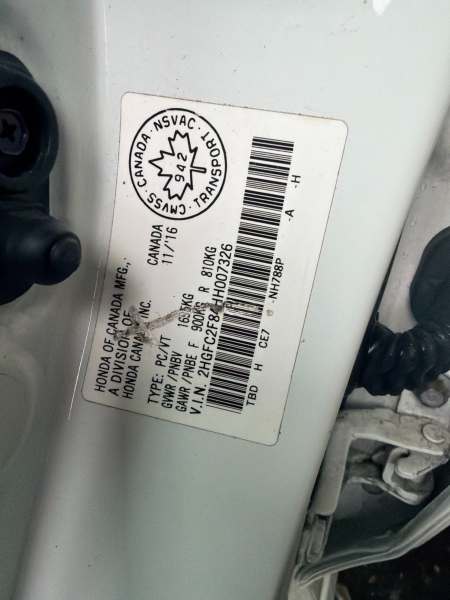 2017 Honda Civic Ex Honda Sensing CVT - Image 17