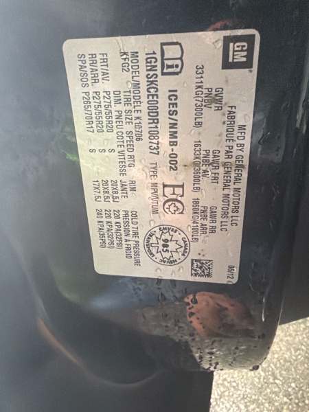 2013 Chevrolet Tahoe LTZ AWD - Image 8