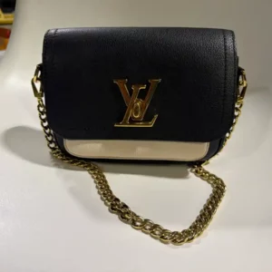 Louis Vuitton Grained Calfskin Lockme Tender Handbag