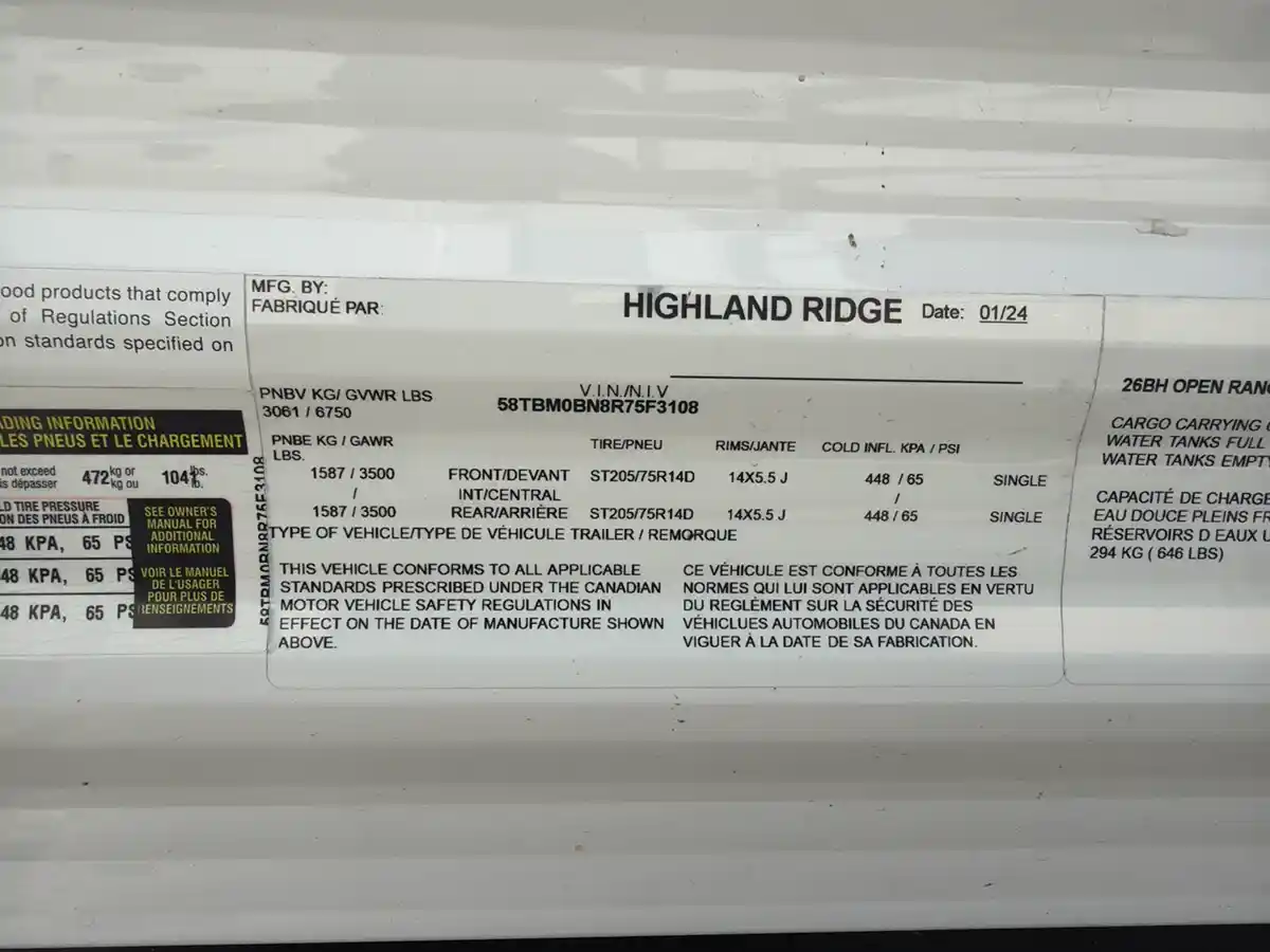 2024 Highland Ridge Open Range 26BH - Image 19