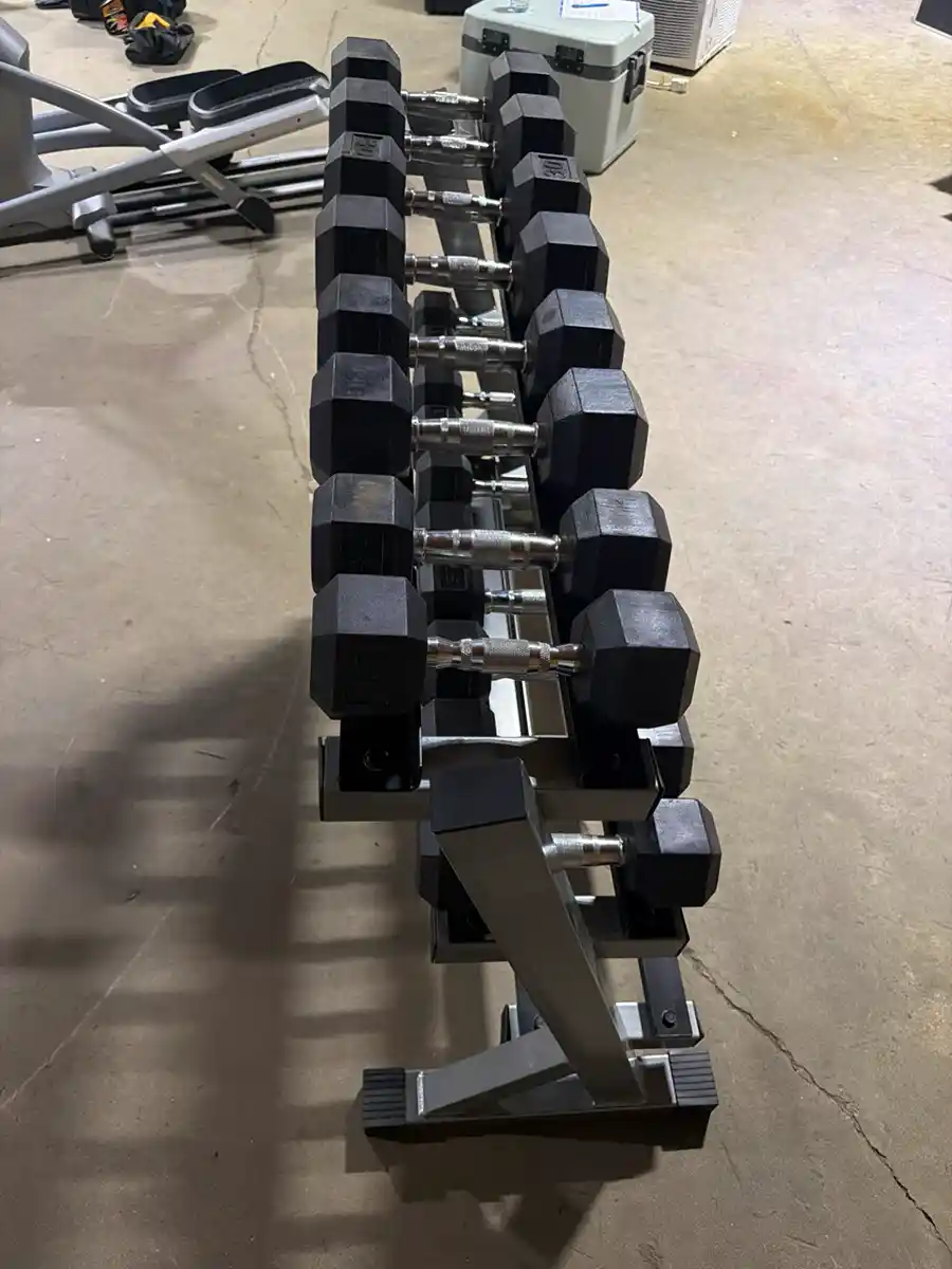 X-Plode 3 Tier Dumbbell Rack with Weights - Image 4