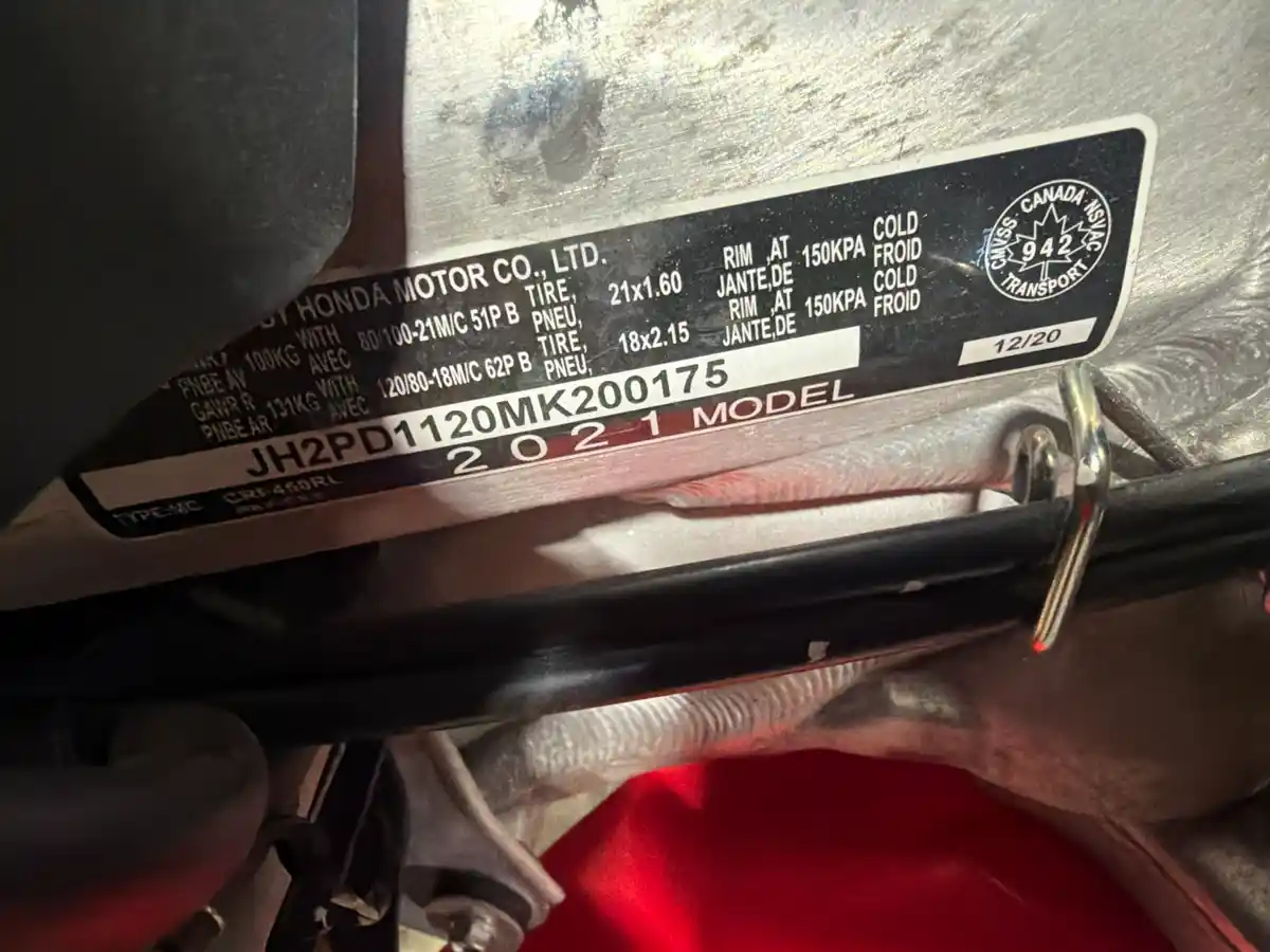 2021 Honda CRF450RL - Image 14
